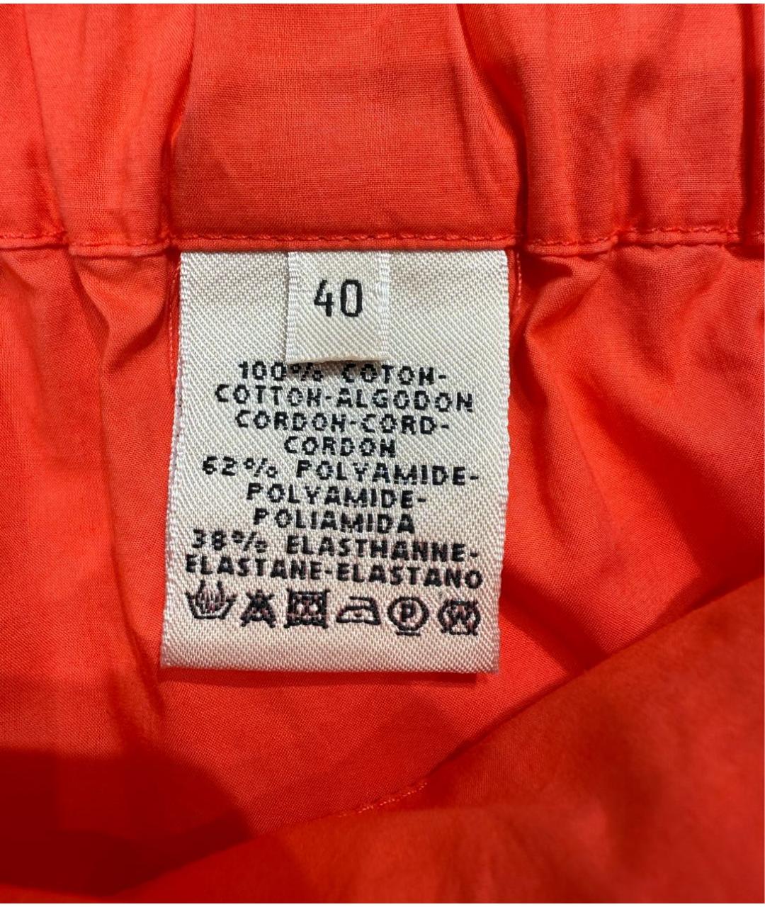 HERMES Коралловый хлопковый костюм с брюками, фото 7