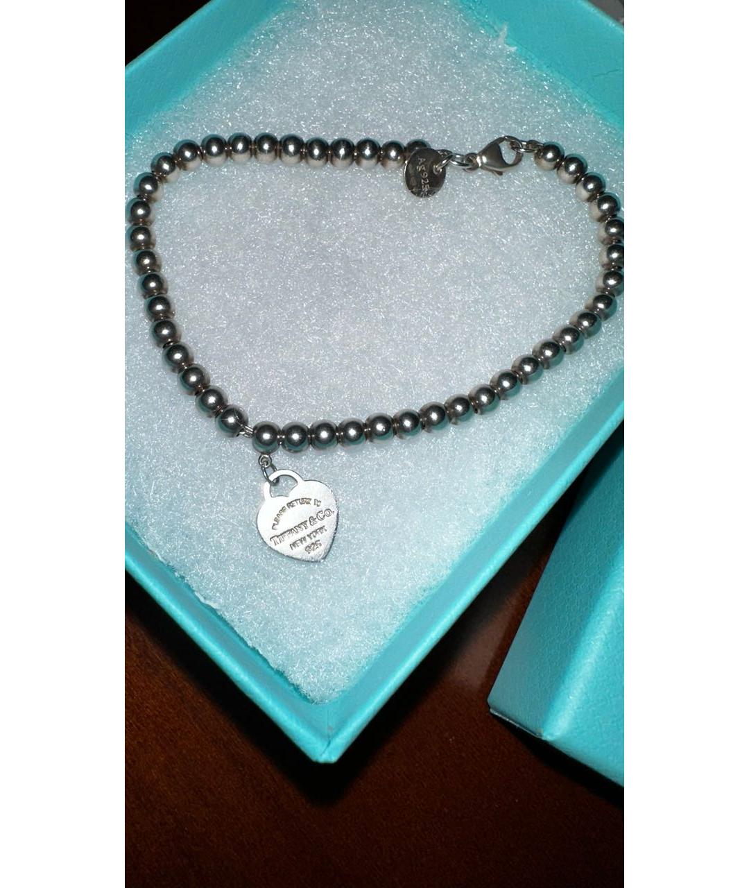 TIFFANY&CO Серебрянный серебряный браслет, фото 6