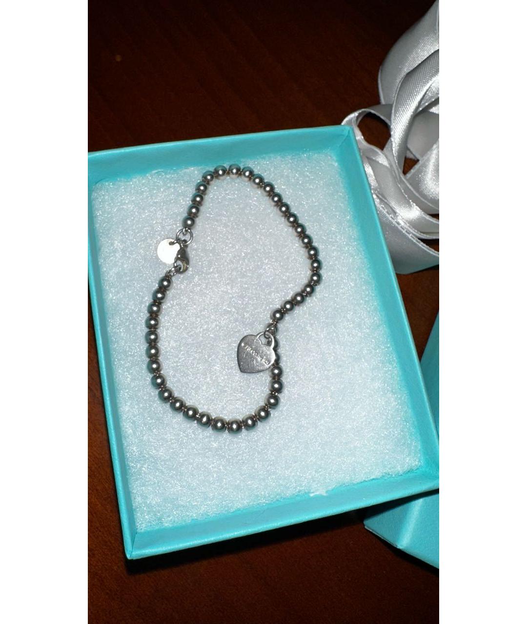 TIFFANY&CO Серебрянный серебряный браслет, фото 3