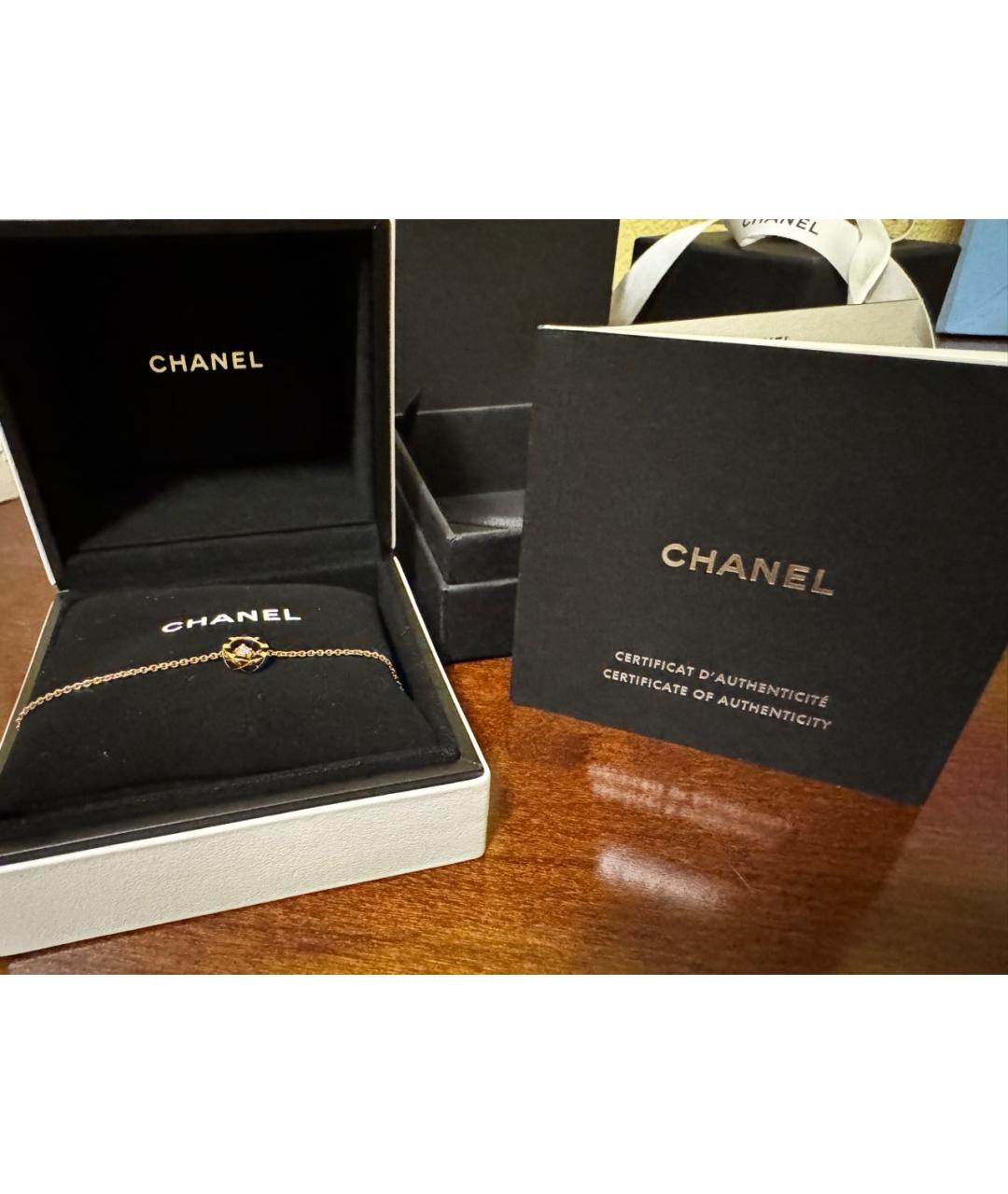 CHANEL Золотой браслет из розового золота, фото 3