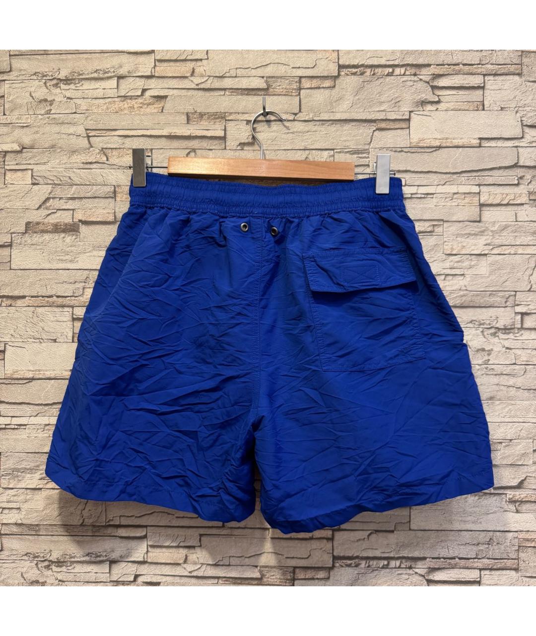 POLO RALPH LAUREN Синие полиэстеровые шорты, фото 2