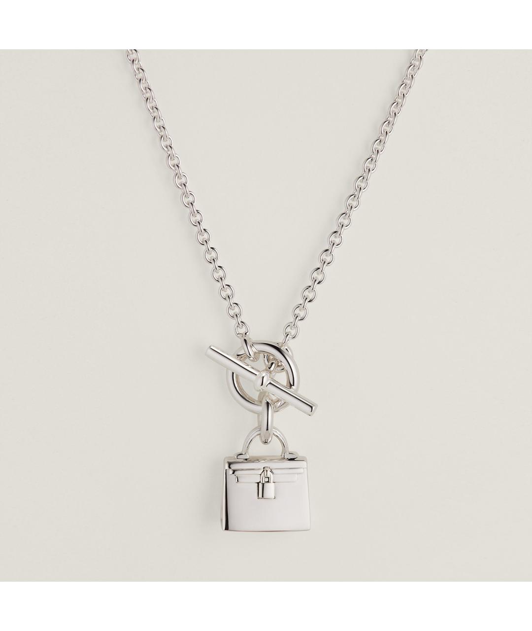 HERMES Серебряная серебряная подвеска, фото 4