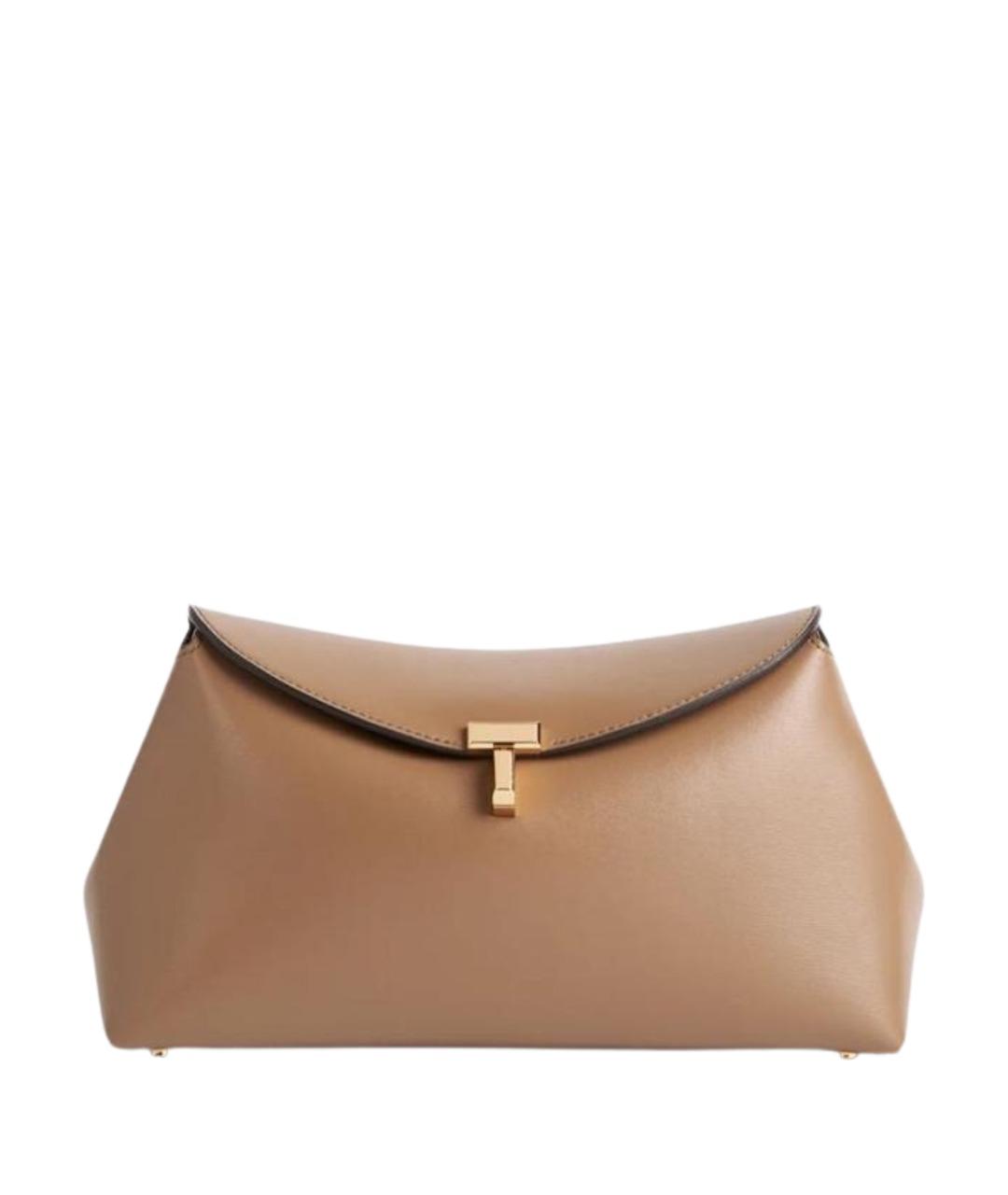 TOTEME Коричневая кожаная сумка через плечо, фото 1