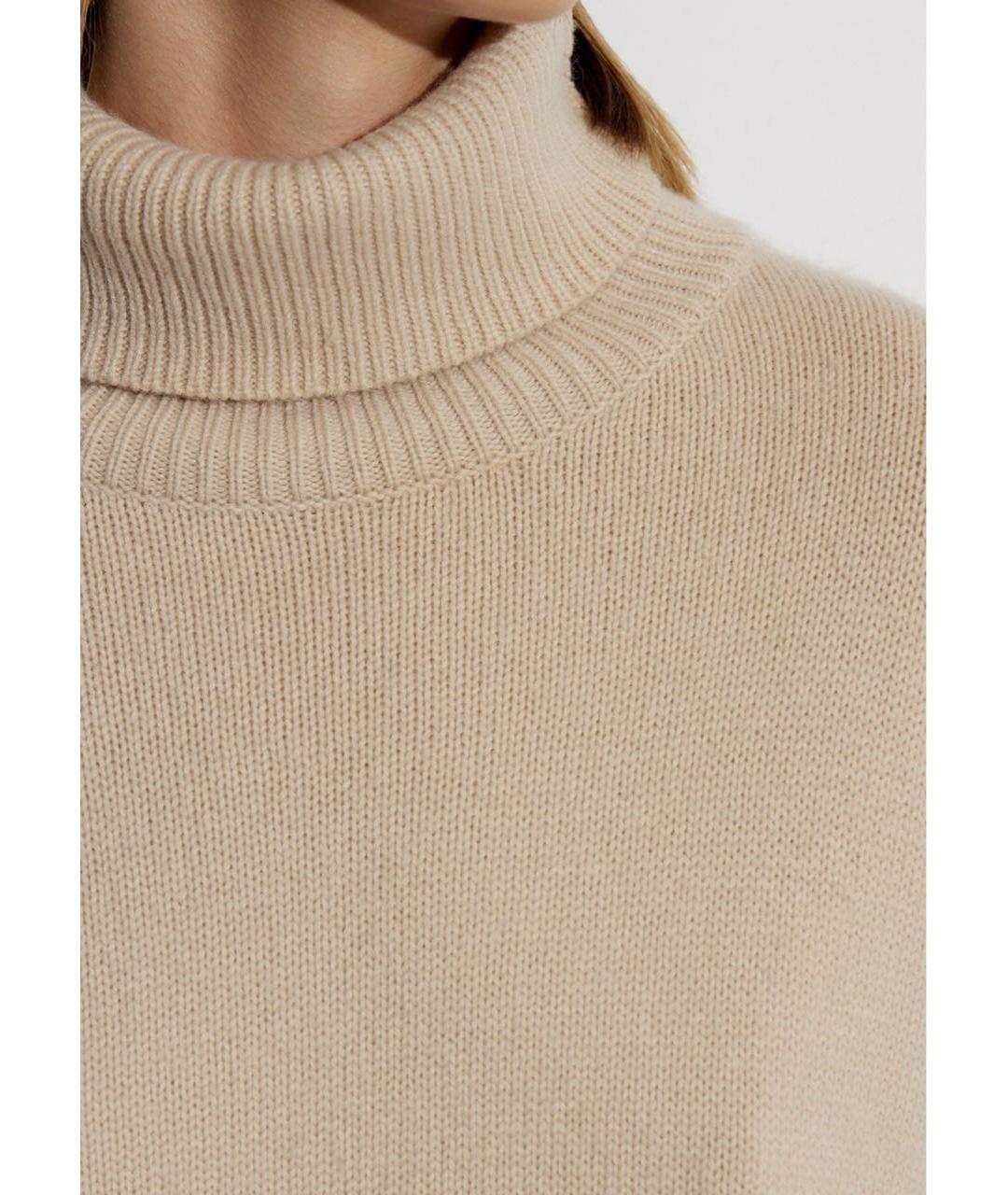 12 STOREEZ Бежевая шерстяная водолазка, фото 4