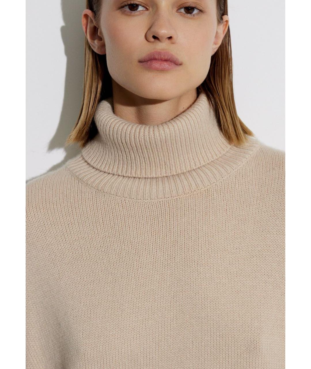 12 STOREEZ Бежевая шерстяная водолазка, фото 2