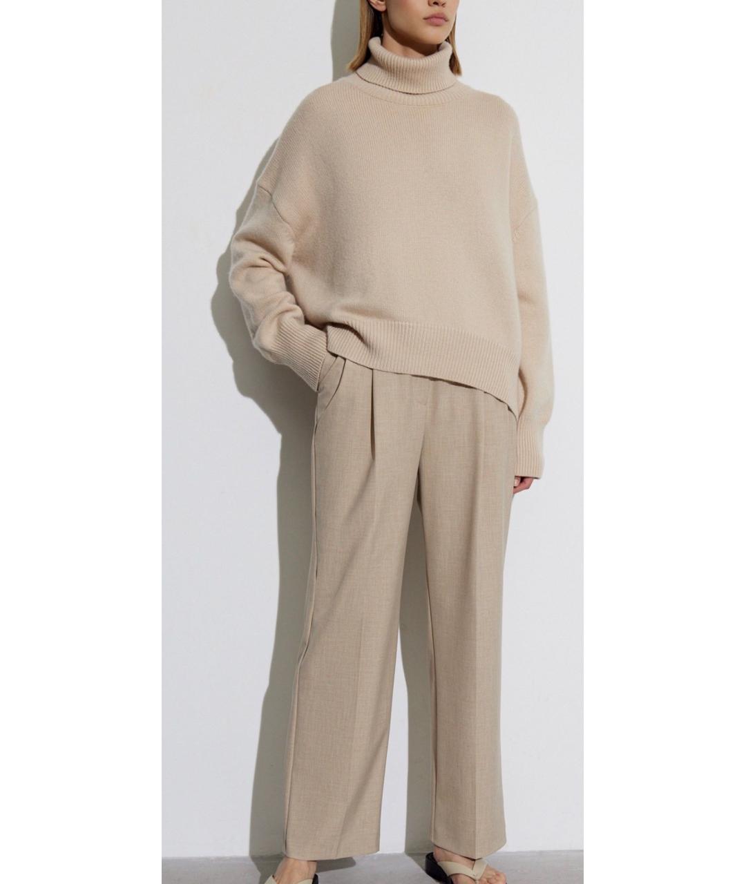 12 STOREEZ Бежевая шерстяная водолазка, фото 3