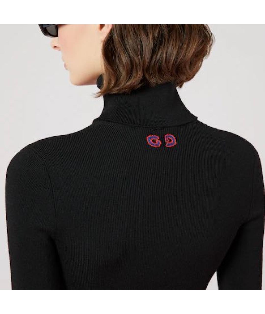 GUCCI Черная шерстяная водолазка, фото 2