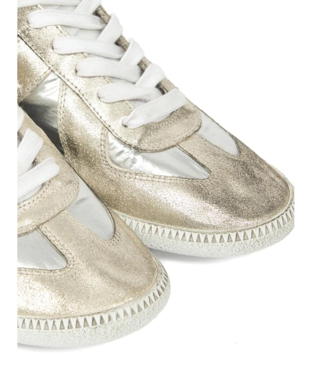 MAISON MARGIELA Серебряные кроссовки, фото 4