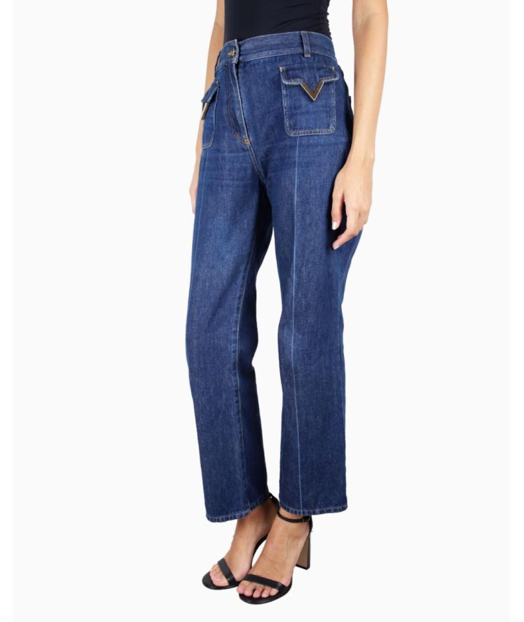 VALENTINO Темно-синие джинсы клеш, фото 2