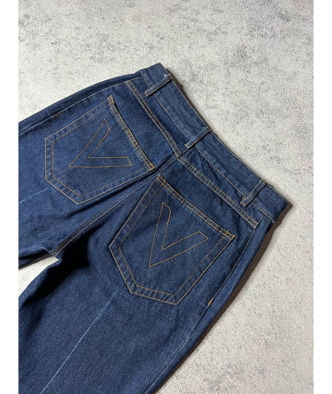 VALENTINO Темно-синие джинсы клеш, фото 7