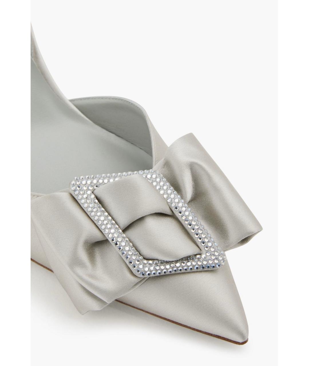 RENE CAOVILLA Серые мюли, фото 3