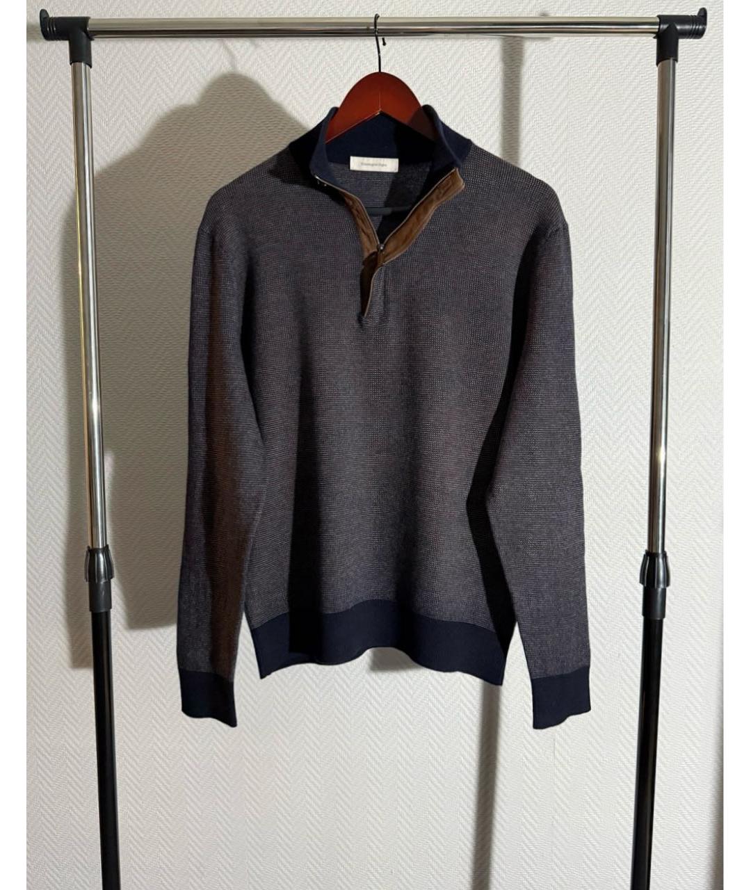 ERMENEGILDO ZEGNA XXX Мульти кашемировый джемпер / свитер, фото 3