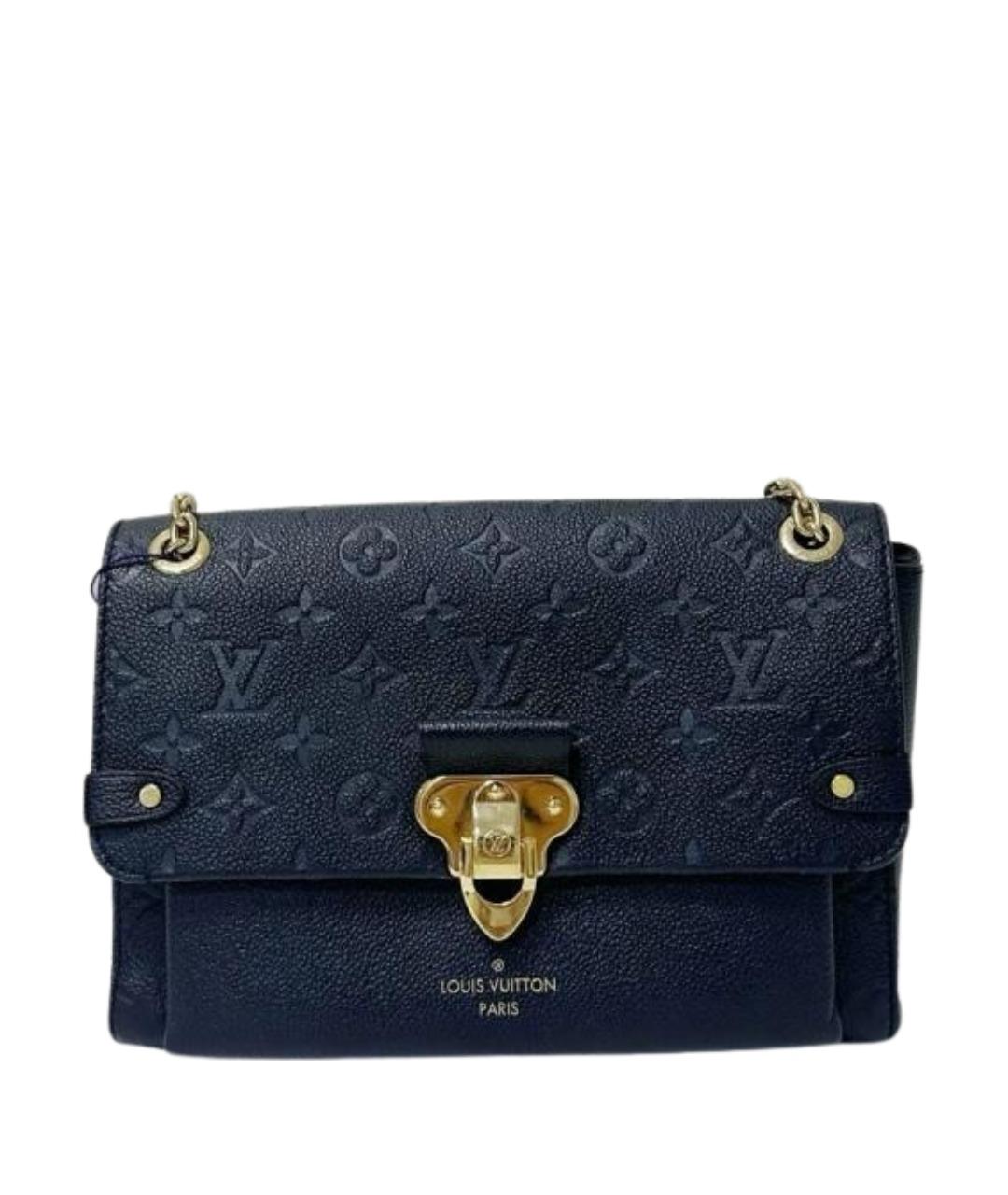 LOUIS VUITTON Черная кожаная сумка через плечо, фото 1