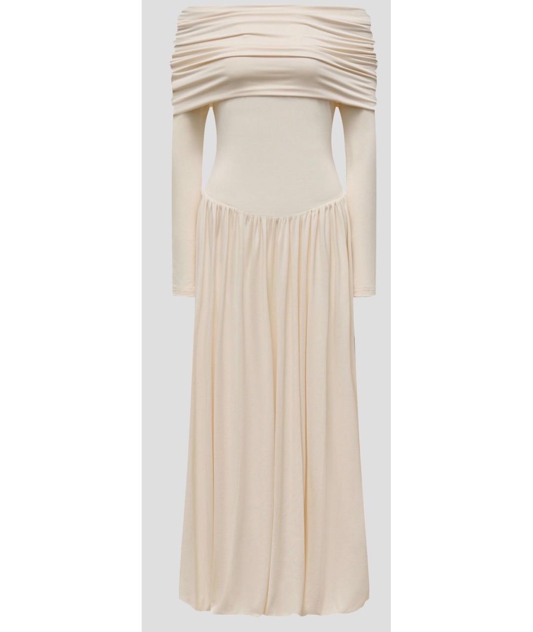 12 STOREEZ Бежевое хлопковое повседневное платье, фото 5