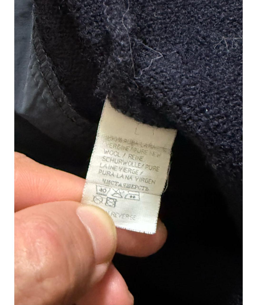 PAUL & SHARK Темно-синий шерстяной джемпер / свитер, фото 5