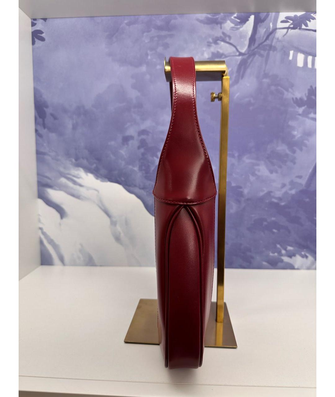 GUCCI Красная кожаная сумка через плечо, фото 3