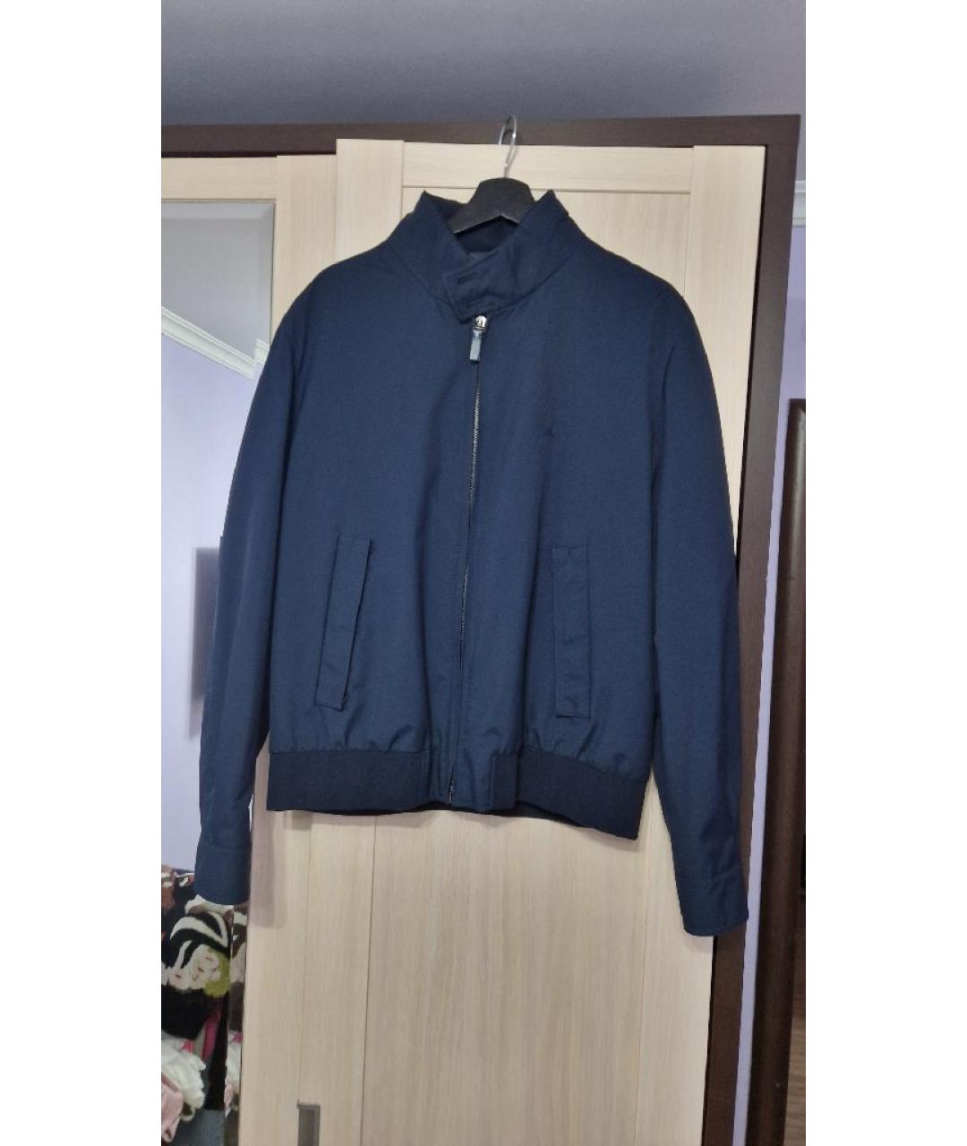 BRIONI Темно-синяя полиамидовая куртка, фото 10