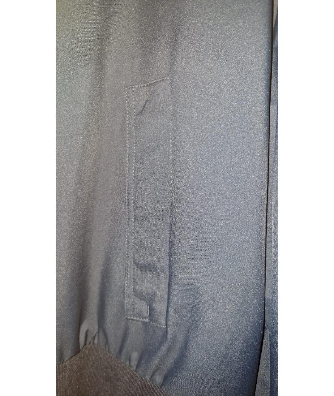 BRIONI Темно-синяя полиамидовая куртка, фото 7