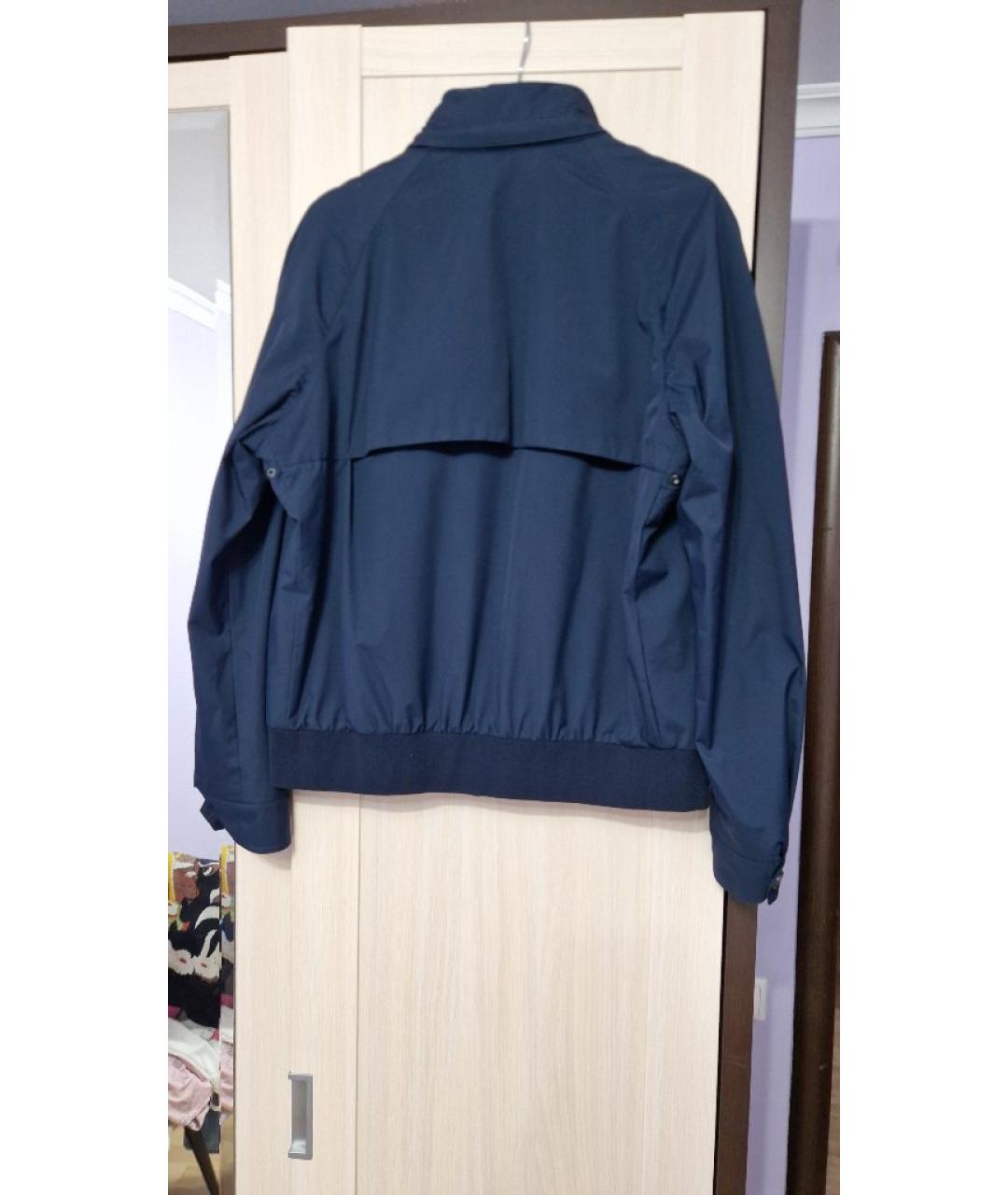 BRIONI Темно-синяя полиамидовая куртка, фото 2