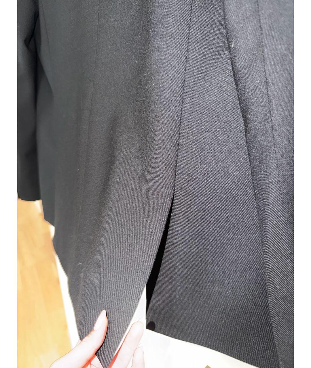HELMUT LANG Черный шерстяной жакет/пиджак, фото 5