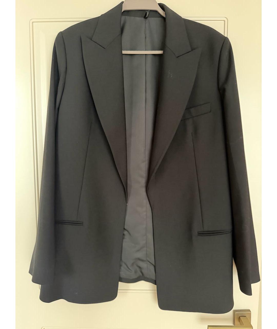 HELMUT LANG Черный шерстяной жакет/пиджак, фото 8