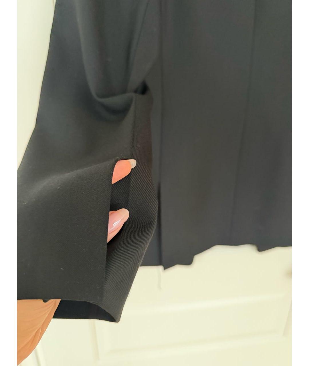 HELMUT LANG Черный шерстяной жакет/пиджак, фото 4