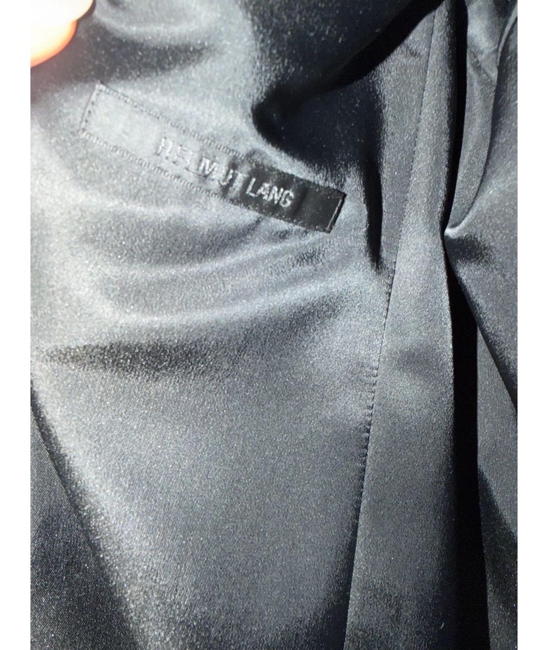 HELMUT LANG Черный шерстяной жакет/пиджак, фото 6