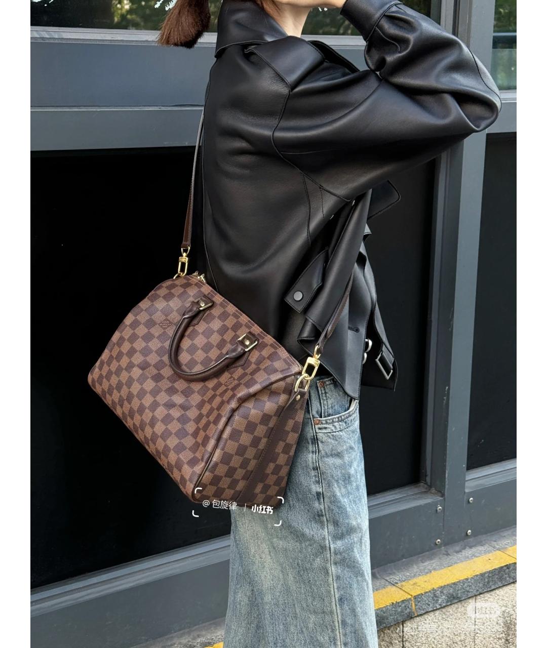 LOUIS VUITTON Коричневая сумка через плечо, фото 6