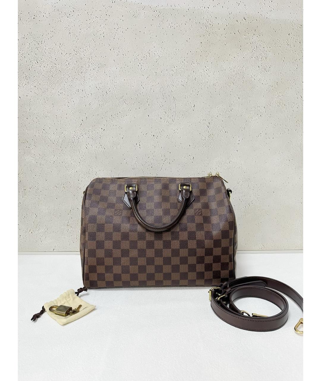 LOUIS VUITTON Коричневая сумка через плечо, фото 7