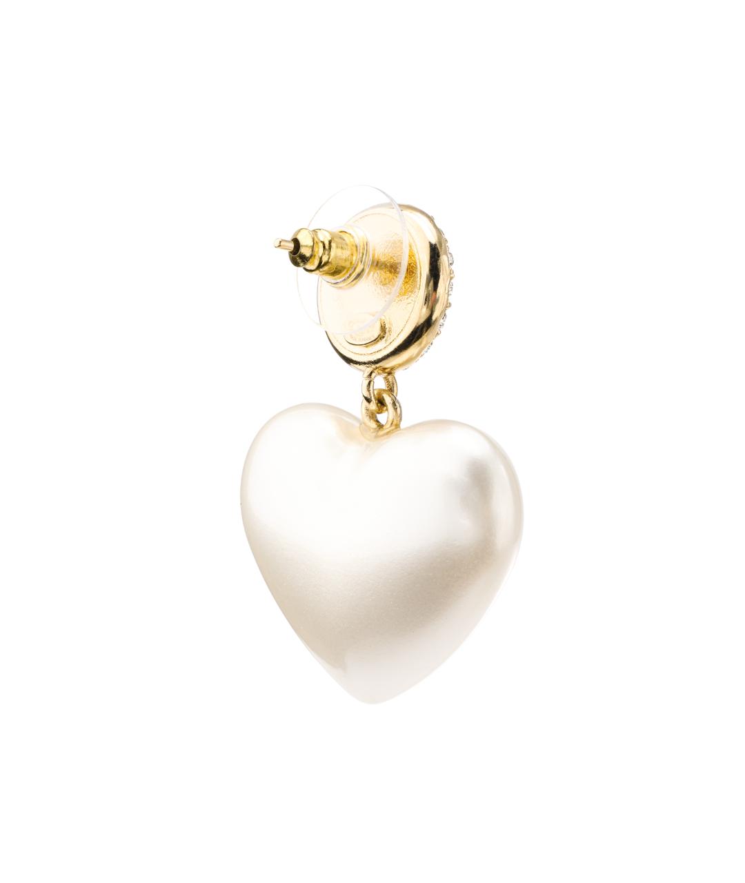 CHANEL Белые серьги, фото 3