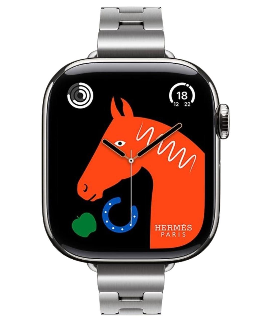 HERMES Серые титановые часы, фото 1