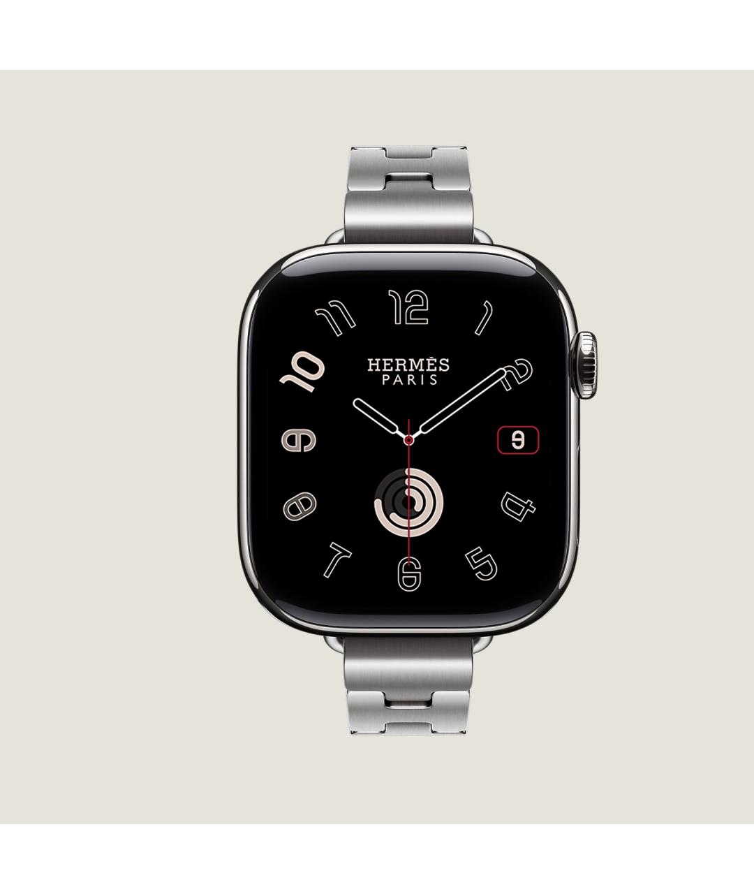 HERMES Серые титановые часы, фото 2