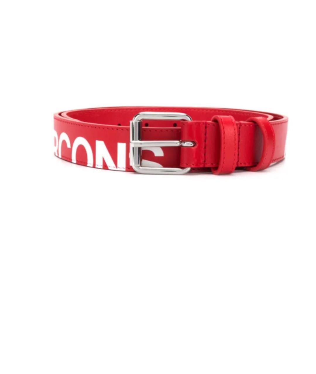 COMME DES GARÇONS Красный кожаный ремень, фото 1