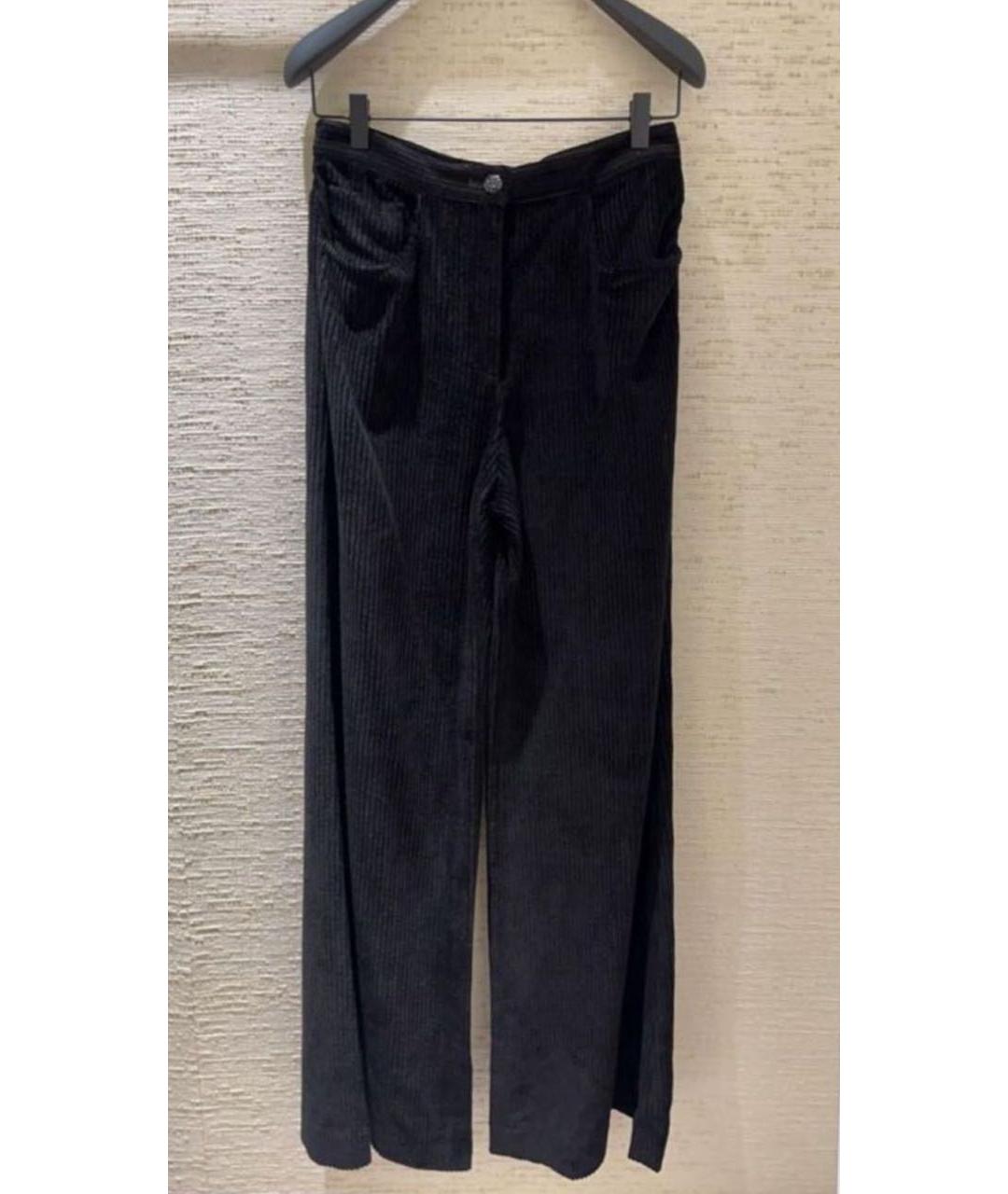 CHANEL Черные брюки широкие, фото 3