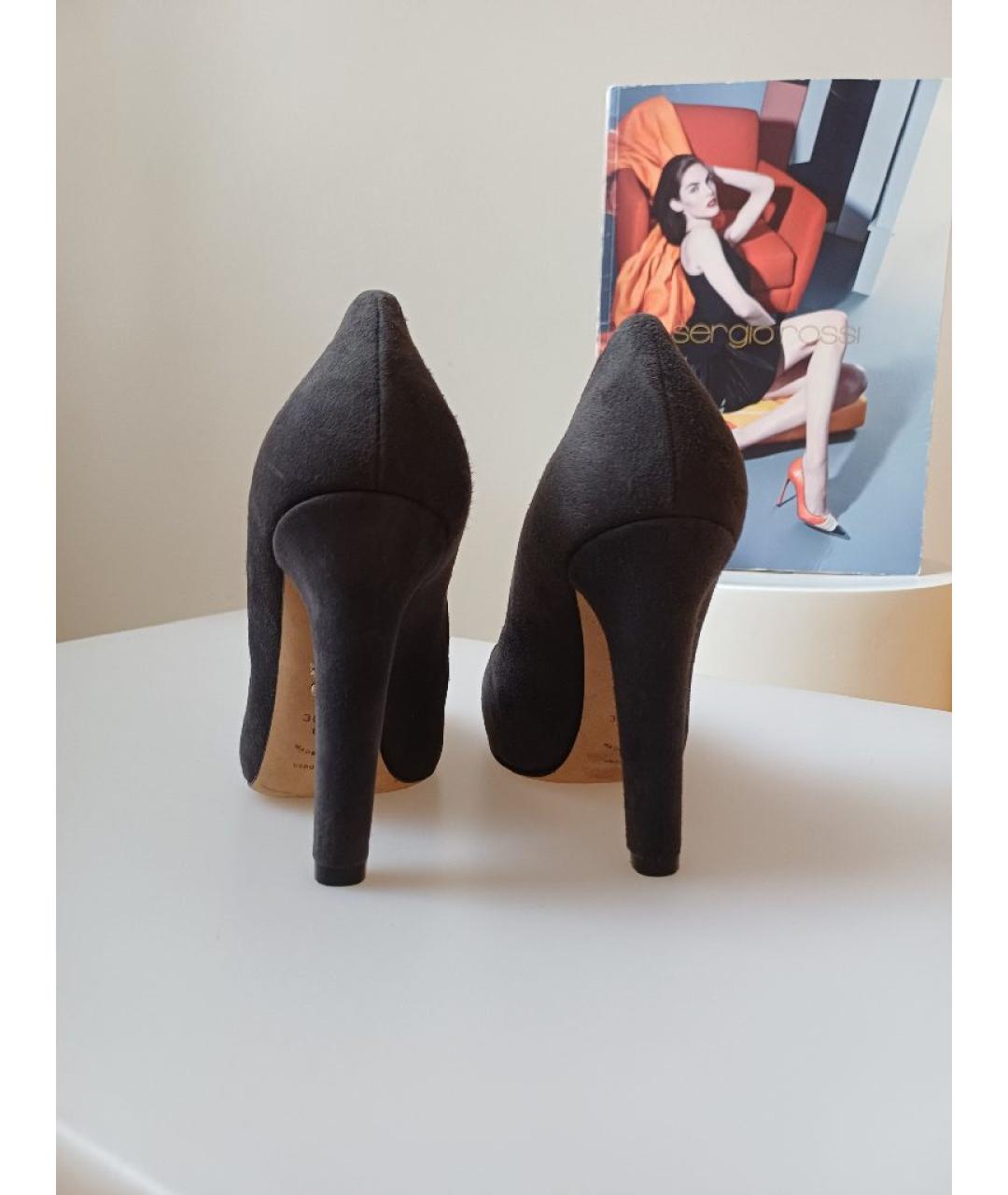 BALLY Серые замшевые туфли, фото 6