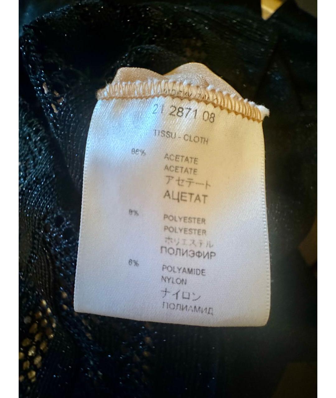 GIVENCHY Черное полиэстеровое коктейльное платье, фото 3