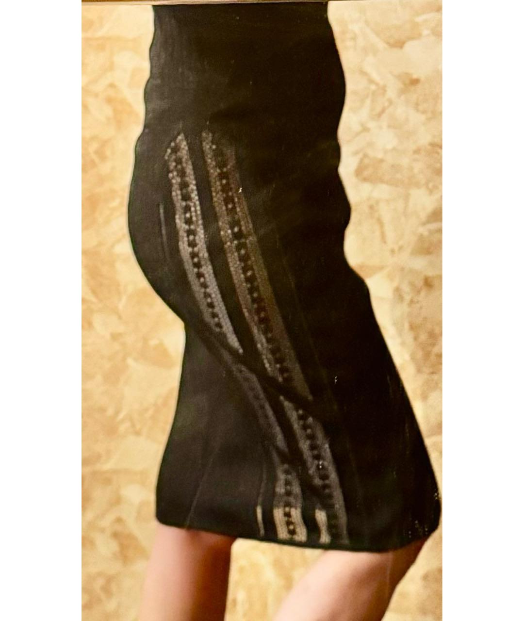 GIVENCHY Черное полиэстеровое коктейльное платье, фото 7