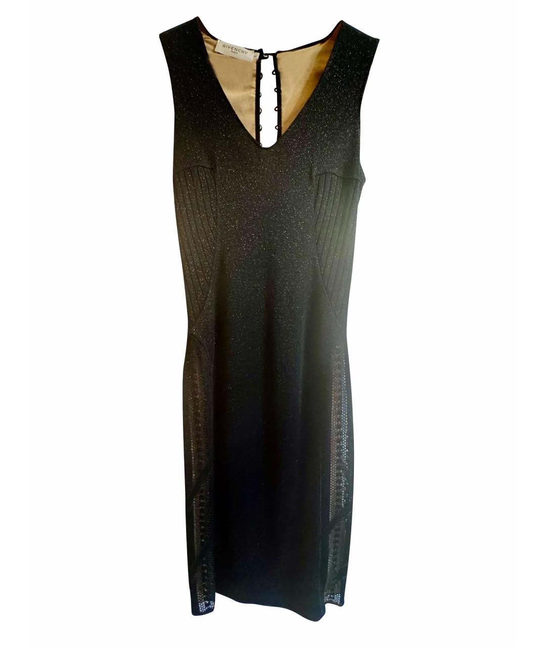 GIVENCHY Черное полиэстеровое коктейльное платье, фото 1