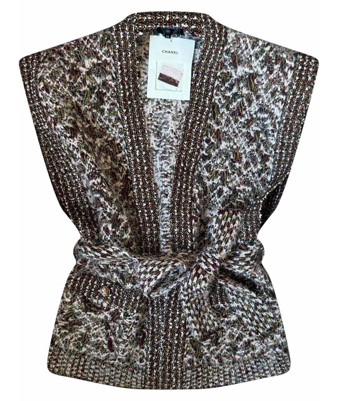 CHANEL Коричневая жилетка, фото 1