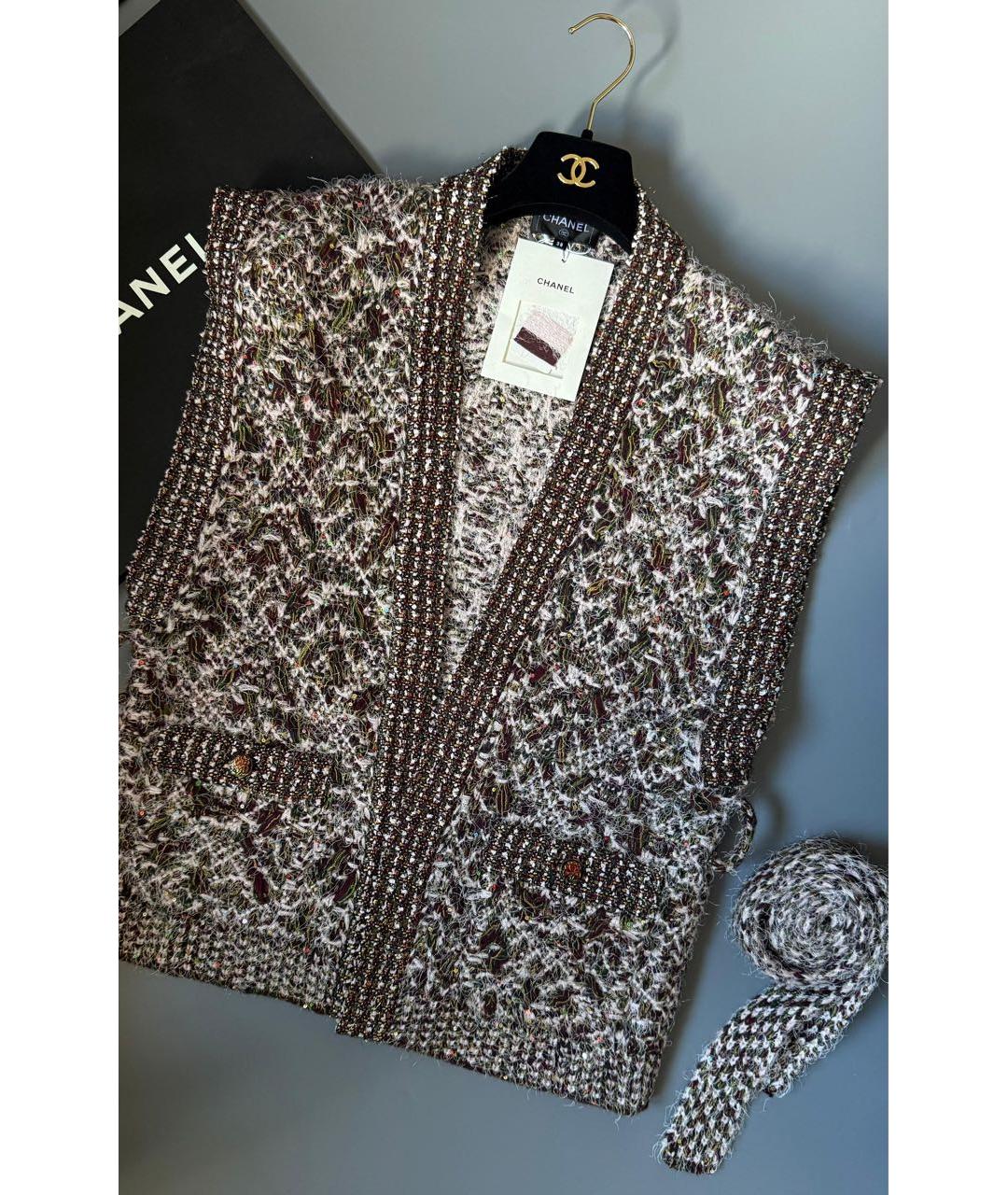 CHANEL Коричневая жилетка, фото 2