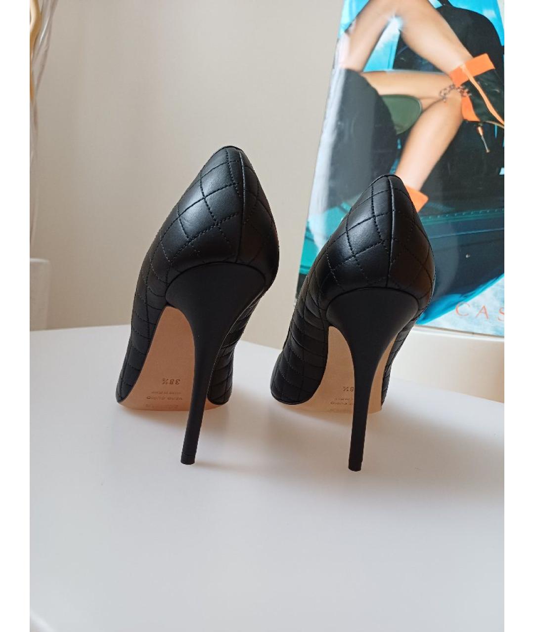 LE SILLA Черные кожаные туфли, фото 6