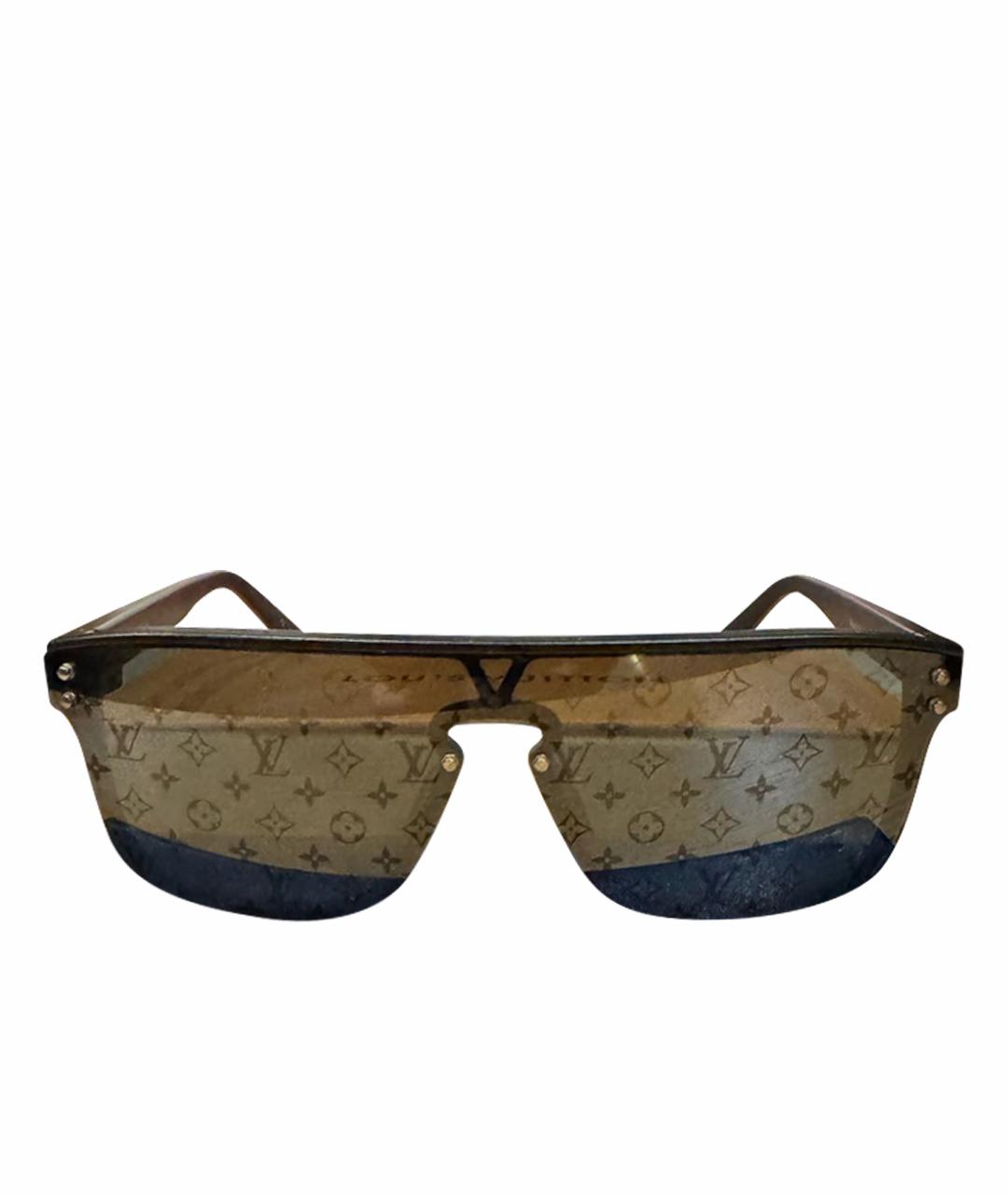 LOUIS VUITTON Черные пластиковые солнцезащитные очки, фото 1