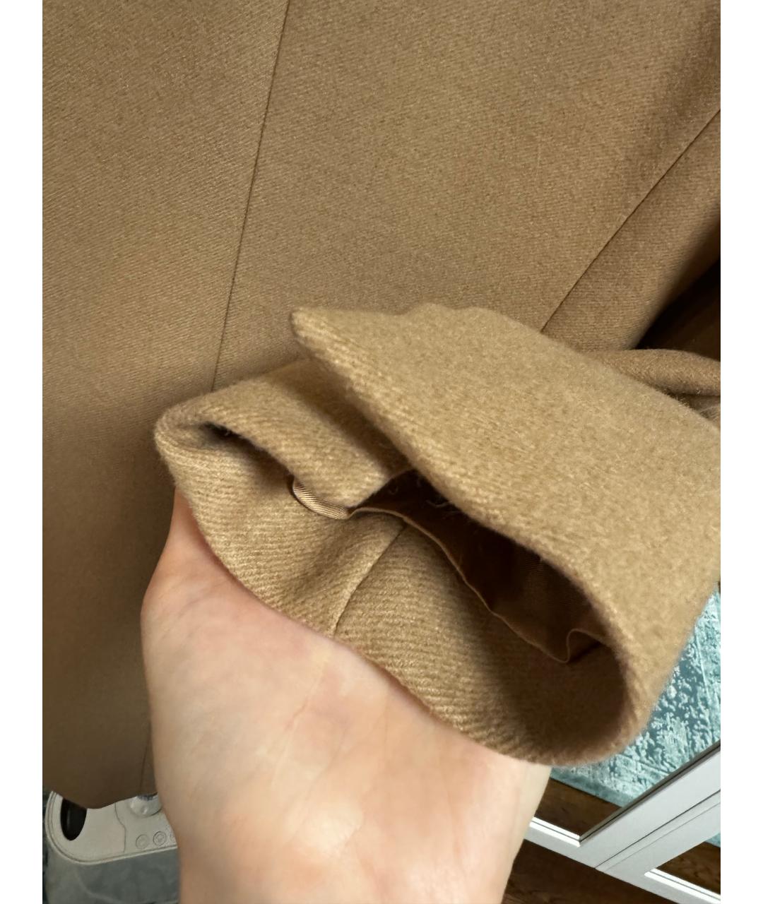 STELLA MCCARTNEY Бежевое шерстяное пальто, фото 5
