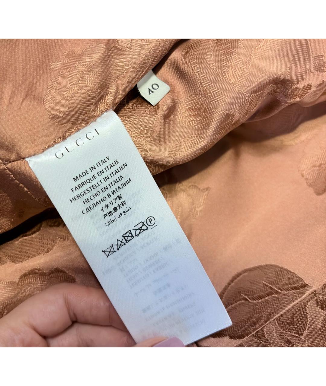 GUCCI Коричневая шуба, фото 7