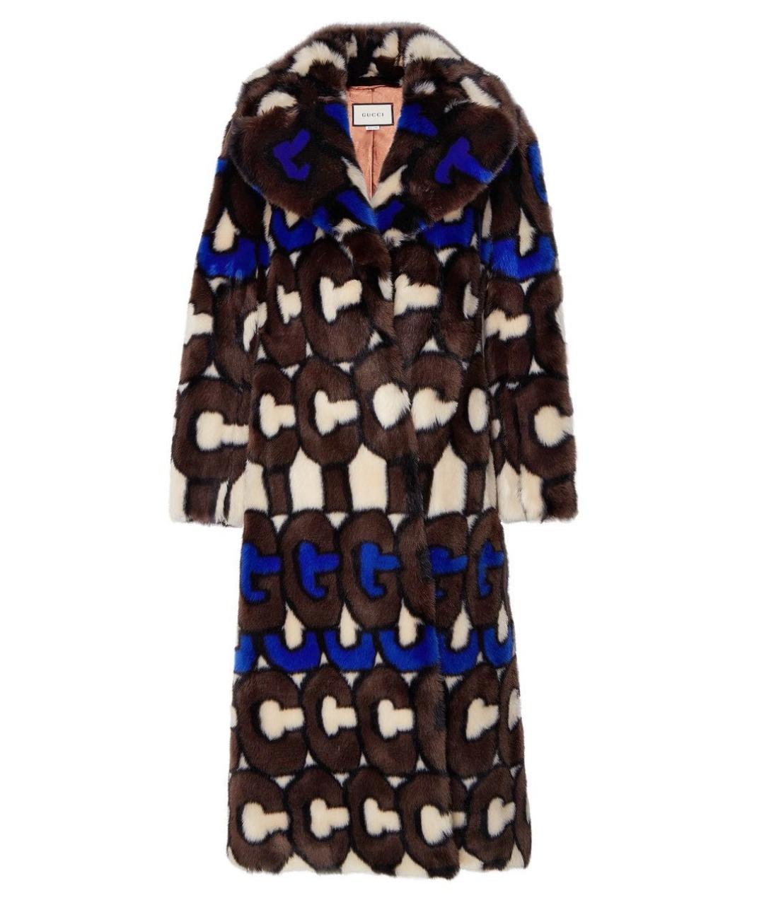 GUCCI Коричневая шуба, фото 1