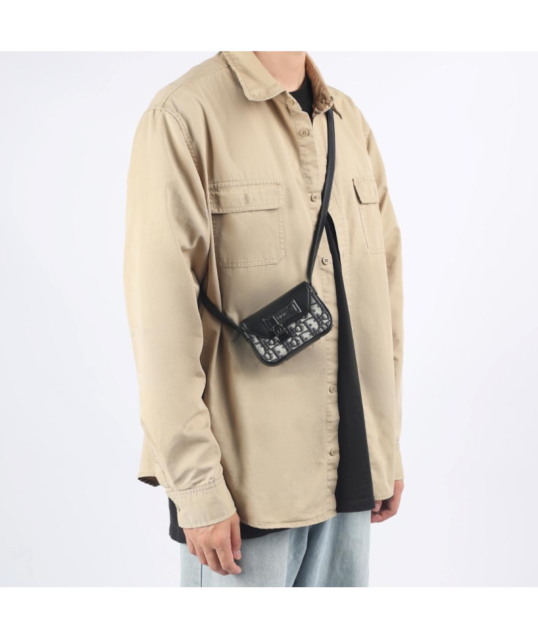 CHRISTIAN DIOR Черная сумка на плечо, фото 8