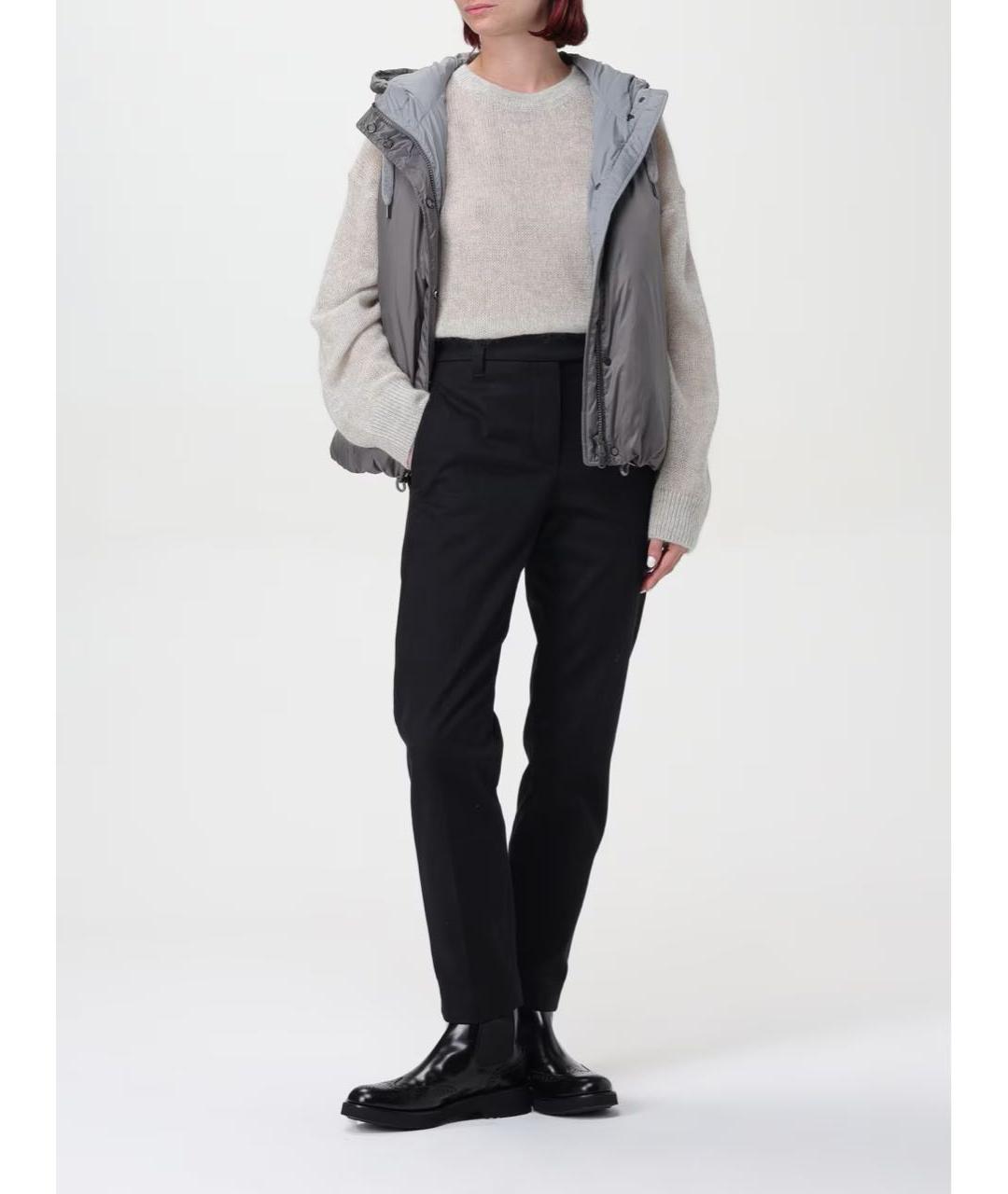 BRUNELLO CUCINELLI Серый полиэстеровый жилет, фото 6