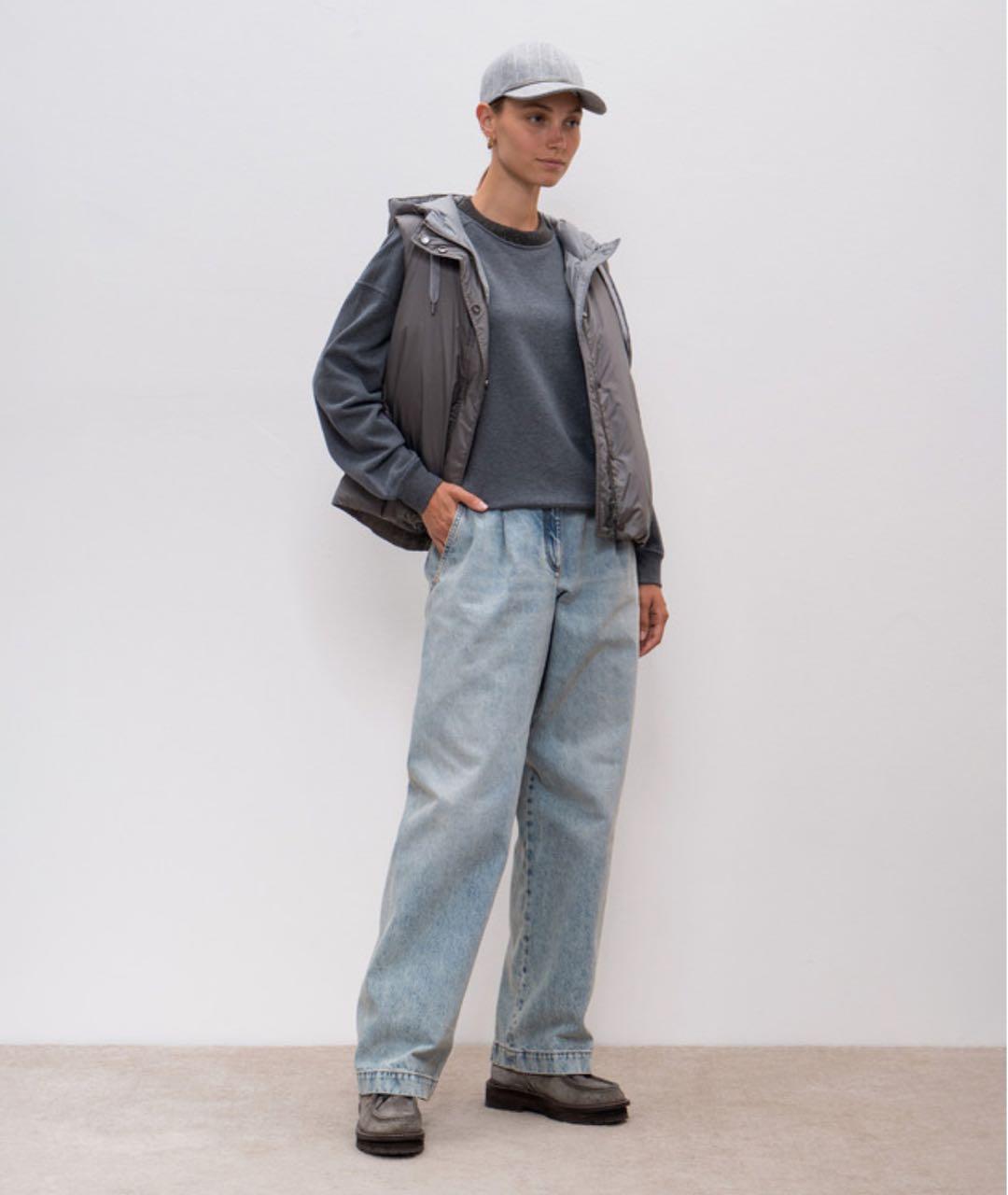 BRUNELLO CUCINELLI Серый полиэстеровый жилет, фото 2