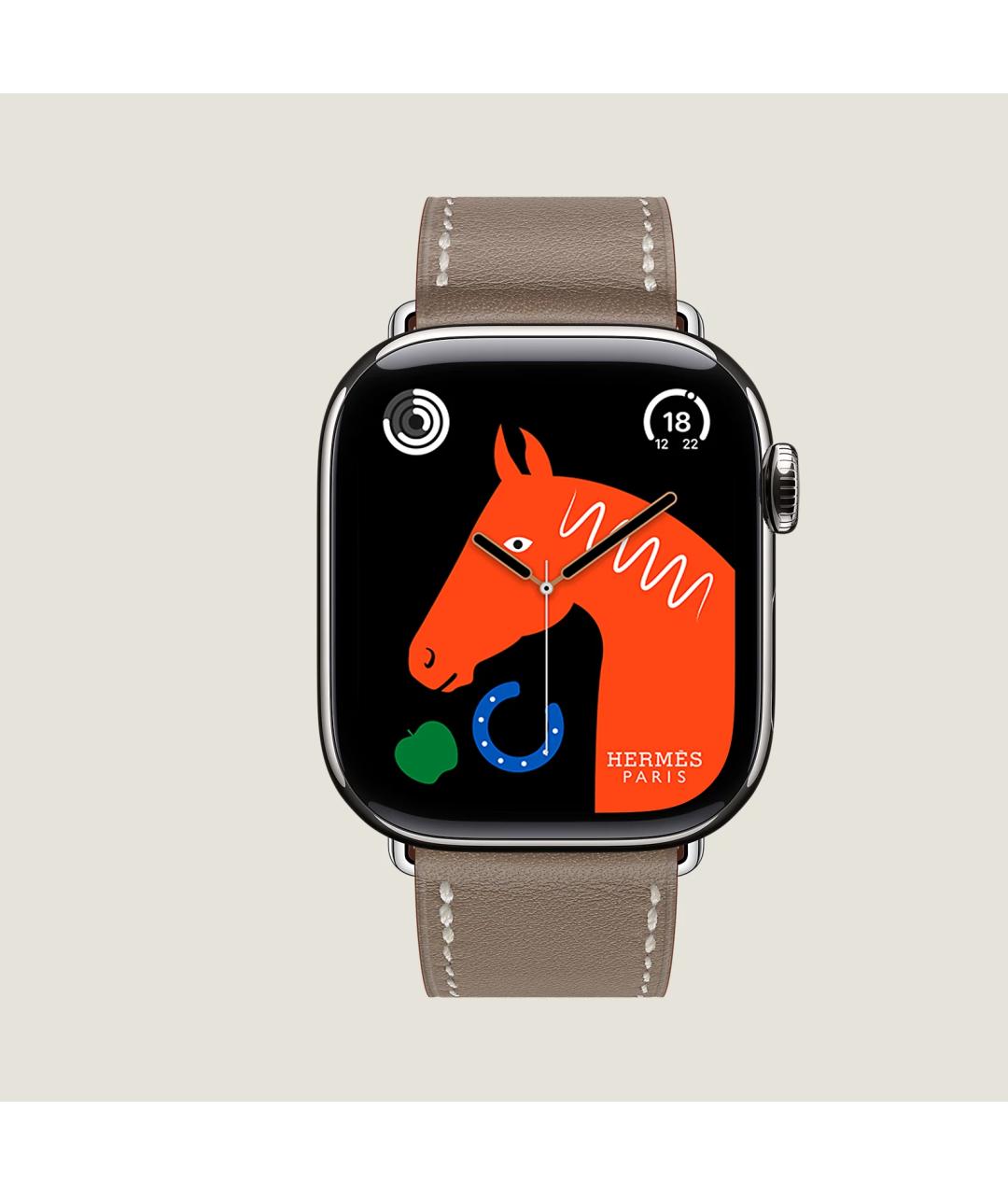 HERMES Серые титановые часы, фото 6