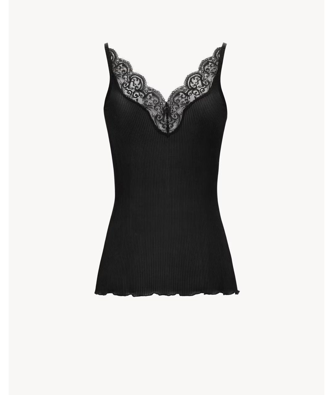 SAINT LAURENT Черная майка, фото 4